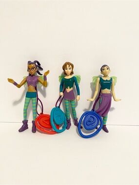 Disney W.I.T.C.H McDonalds Happy Meal Toys Action Figures Lot Taranee Will Irma